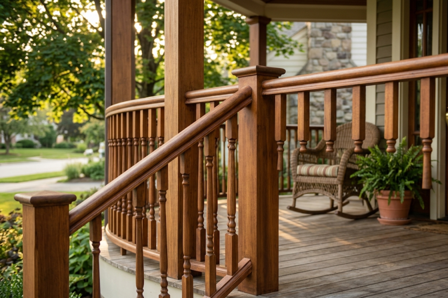 Porch railing Buffalo NY